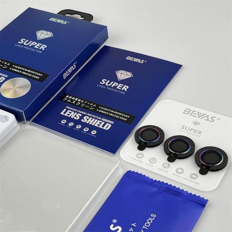 日本BEVAS【藍寶石】iPhone 14 13 12 11 Pro Max 鏡頭保護貼 鏡頭膜 鏡頭貼 鏡頭圈 燒鈦-細節圖3