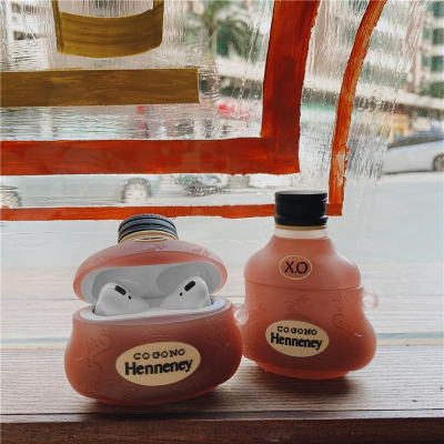 Airpods Pro/AirPods 酒瓶造型 保護套 可愛 趣味 時尚 保護 配件 鑰匙圈 防塵防汙 附快速扣環