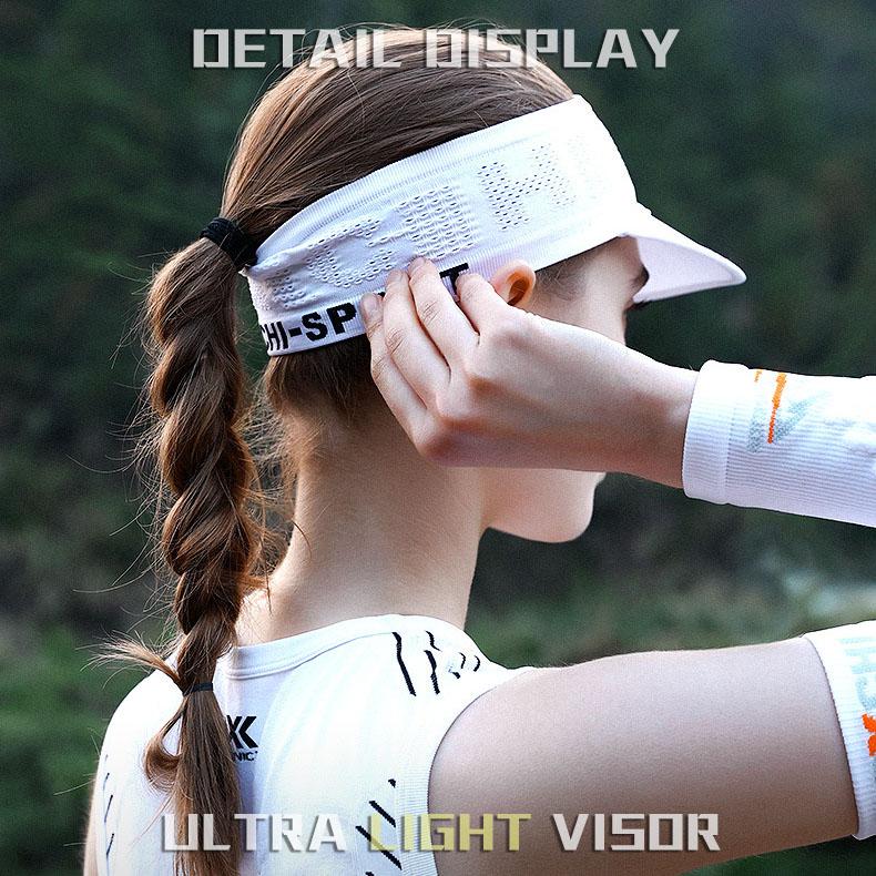 【A-Yue戶外趣】夏日超透氣 空頂遮陽帽 戶外運動帽 防曬帽子登山帽 吸汗頭巾 頭帶 髮帶 彈力頭帶 運動頭巾 跑步帽-細節圖4