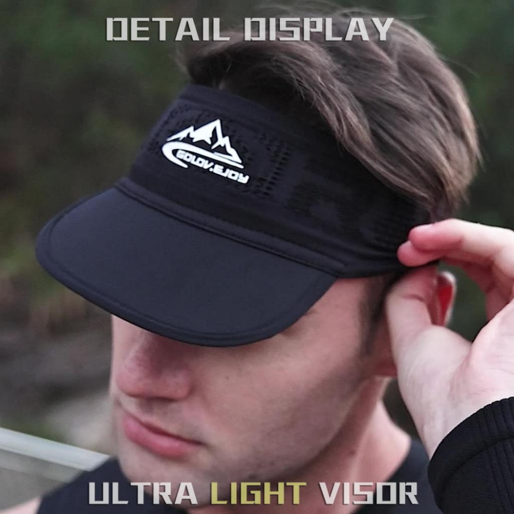 【A-Yue戶外趣】夏日超透氣 空頂遮陽帽 戶外運動帽 防曬帽子登山帽 吸汗頭巾 頭帶 髮帶 彈力頭帶 運動頭巾 跑步帽-細節圖5