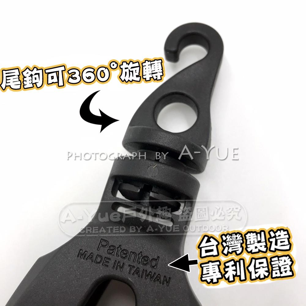 【A-Yue戶外趣】台灣製 最強天幕夾 抗風夾 ORX夾 強力帆布夾 天幕拉水線 帳篷掛勾 風扇掛鉤 露營 吊掛 耐重夾-細節圖4
