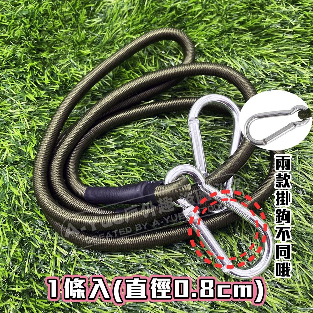 【A-Yue戶外趣】彈力繩組 捆綁 固定帳篷 帳篷拉繩 搭天幕 行李收納 露營野營 登山扣 野營 營繩 掛鉤 裝備收納-細節圖4