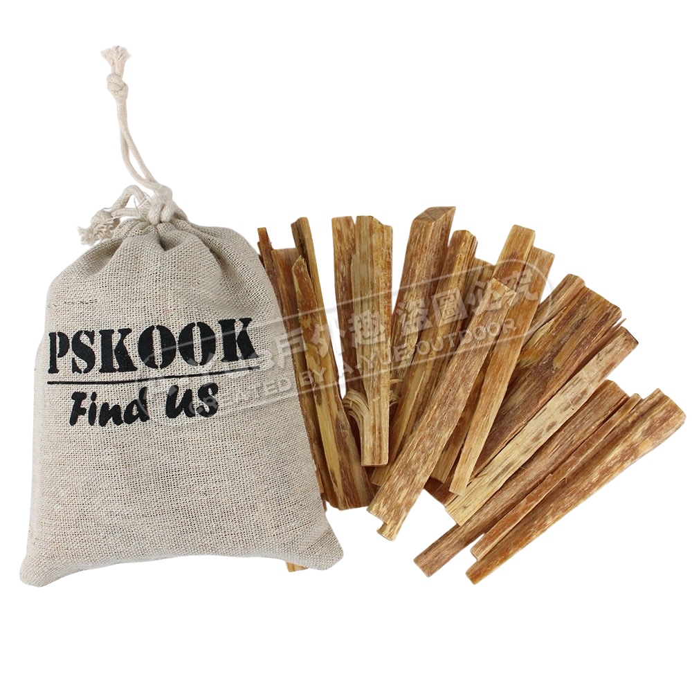 【A-Yue戶外趣▲現貨速發】松明子鐵盒裝 生火火種 木條 戶外生火工具 松明子木 點火引燃 木屑 起火 燃料 引火棒-規格圖8