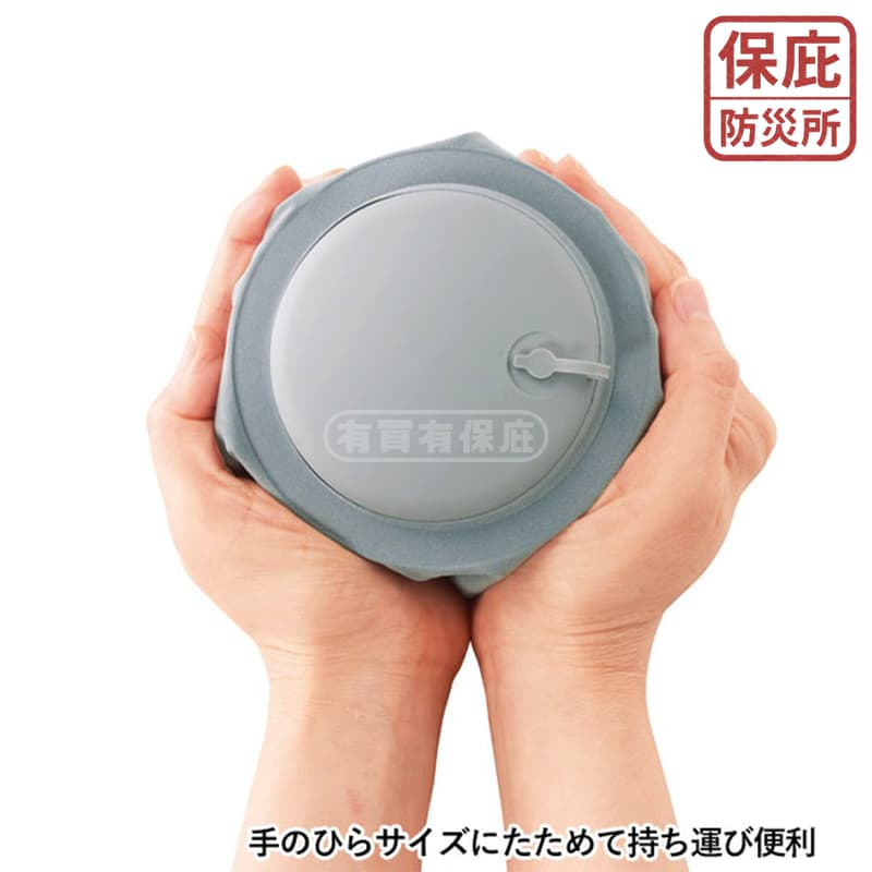 ｜保庇防災所｜日本進口 按壓式充氣枕 U型枕 旅行枕 飛機頸枕 護頸枕 辦公室 午睡 露營 防災用品 摺疊充氣枕頭 車宿-細節圖7