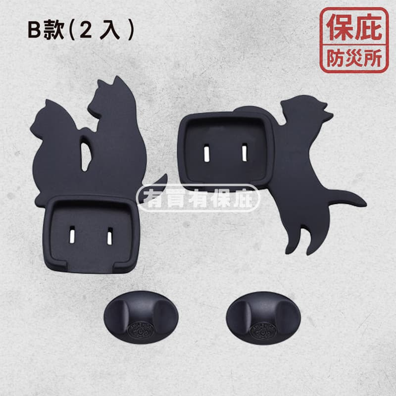｜保庇防災所｜日本製插座防塵蓋2入 貓咪造型 難燃矽膠 預防漏電火災 絕緣 防塵塞 居家安全 兒童寵物 防電線走火 防災-細節圖7