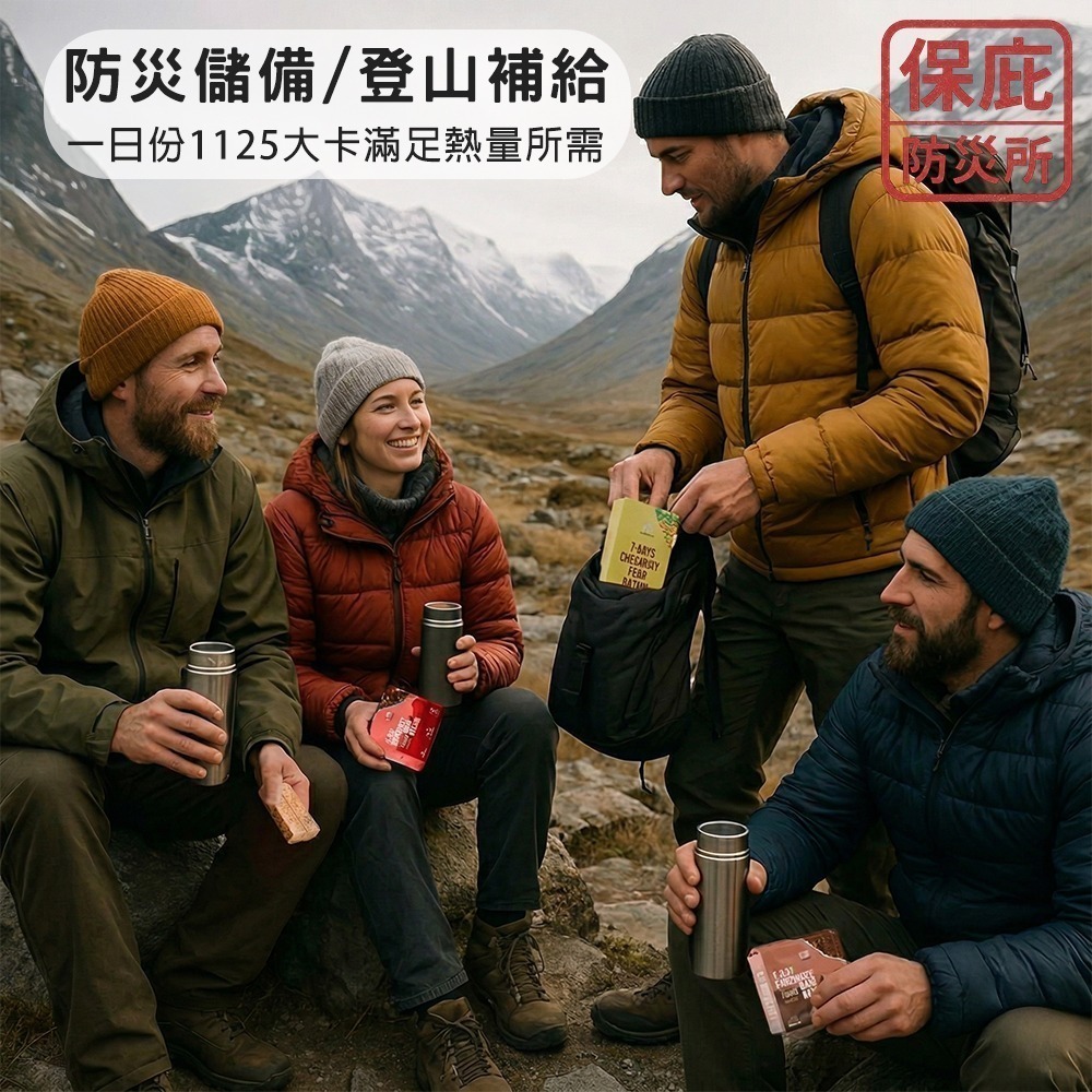 ｜保庇防災所｜1日份1125大卡！20年保存 Beleon緊急口糧 壓縮餅乾 防災食品 戰備乾糧 登山補給 能量棒-細節圖4