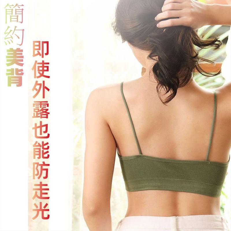 台灣現貨 韓版運動內衣 性感小可愛 帶胸墊運動內衣 免穿內衣可外穿 衣服 運動內衣 內衣 上衣 舒適清爽 透氣彈性內衣-細節圖2