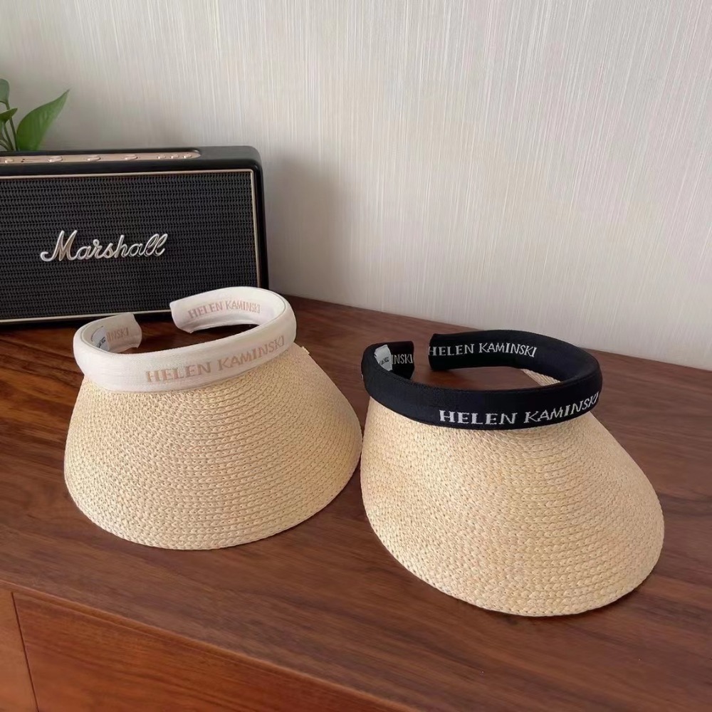 Helen Kaminski BIANCA Raffia 拉菲草帽 時尚防曬草帽 防曬帽 遮陽帽 草帽 空頂帽 滑入式-細節圖2