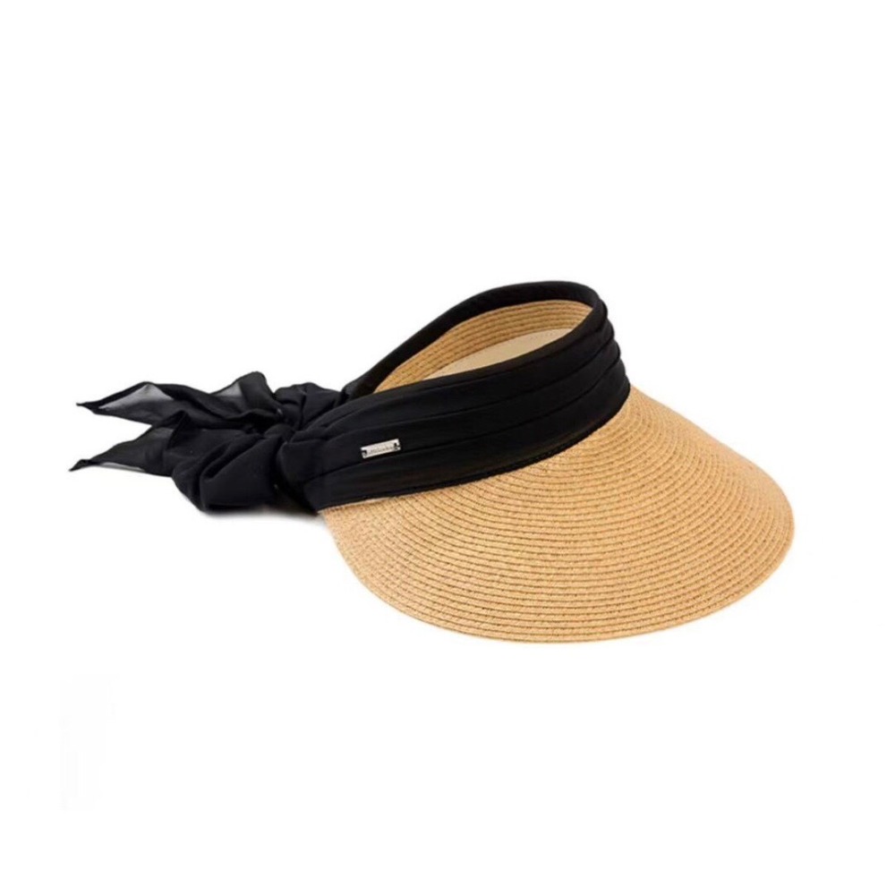 ZINGARA JASPER BEACH VISOR 後緞帶綁結海灘遮陽帽 空頂帽 草帽 蝴蝶結 小臉神帽 防曬 遮陽-細節圖6