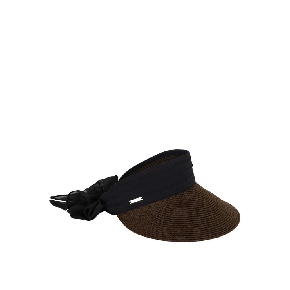 ZINGARA JASPER BEACH VISOR 後緞帶綁結海灘遮陽帽 空頂帽 草帽 蝴蝶結 小臉神帽 防曬 遮陽-細節圖8