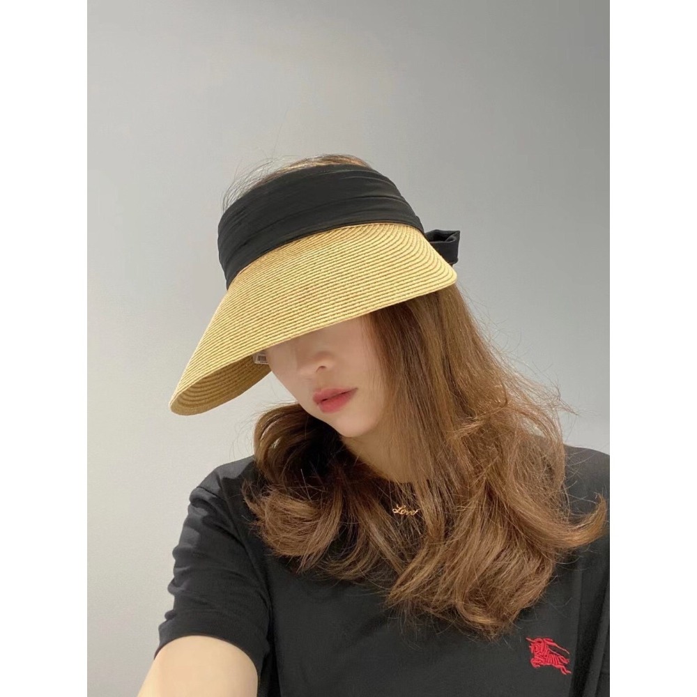 ZINGARA JASPER BEACH VISOR 後緞帶綁結海灘遮陽帽 空頂帽 草帽 蝴蝶結 小臉神帽 防曬 遮陽-細節圖10