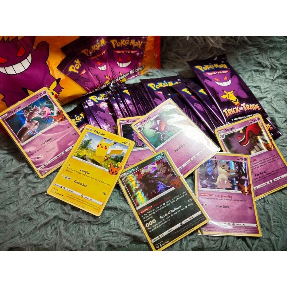 寶可夢 Pokémon  PTCG 2022 國際版 trick or trade 卡包-細節圖2