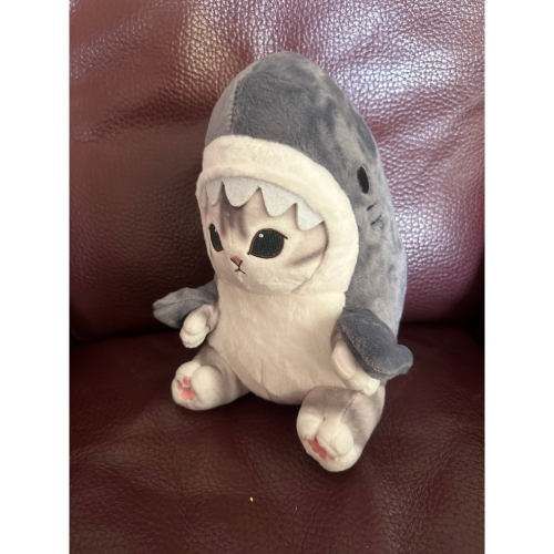 貓福珊迪娃娃 鯊魚裝 灰色 玩偶 絨毛玩具 正版