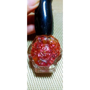 Anna Sui指甲油-紅色亮片、桃粉紅亮片