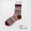 【日本代購/台灣現貨/男女適用】襪子 加厚襪 羊毛兔毛襪 中筒襪 學生襪 日本襪 男襪 女襪 民俗風襪子 秋冬襪-規格圖9