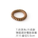 電話線髮圈 髮圈『韓國升級版5.5公分』莫蘭迪磨砂髮圈 韓國髮飾 髮束 綁頭髮  彈力無痕髮圈 億安文坊 p03-規格圖9