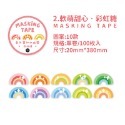【台灣出貨/100枚單片】紙膠帶 和紙膠帶 膠帶貼紙 可愛卡通紙膠帶 手帳裝飾膠帶 手帳裝飾貼紙 n20-規格圖9
