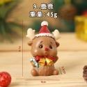 🎄聖誕禮物 交換禮物 公仔🎄【台灣現貨/新款】聖誕擺件 多肉植物擺件造景 擺拍道具 聖誕節 仰望天空動物公仔-規格圖9