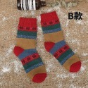 【日本進口/現貨】襪子 厚襪子 保暖襪 中筒襪 厚襪子毛圈襪 少女襪 棉襪 長襪 撞色襪 民俗風襪子 兔羊毛襪 文青襪-規格圖9