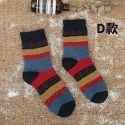 【日本進口/現貨】襪子 厚襪子 保暖襪 中筒襪 厚襪子毛圈襪 少女襪 棉襪 長襪 撞色襪 民俗風襪子 兔羊毛襪 文青襪-規格圖9