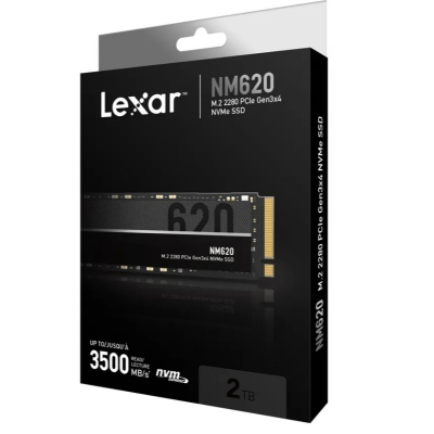 Lexar 雷克沙 NM620 M.2 2280 PCIe Gen3x4 NVMe 2TB 固態硬碟