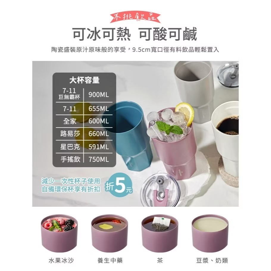 Black HAMMER 贈杯套+吸管)  鈦芯涼不鏽鋼保溫保冰杯940ml 冰霸杯  （紫），下標請備註顏色-細節圖6