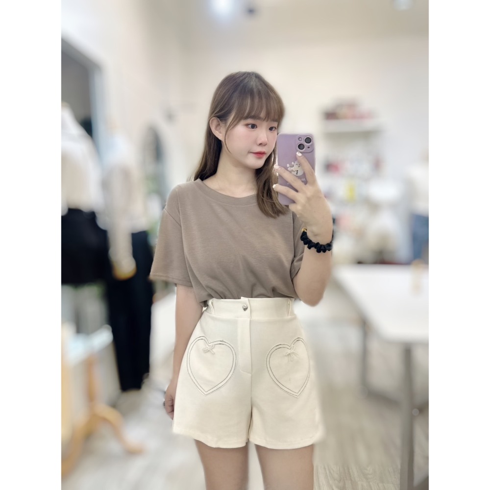 素面百搭太空棉寬版涼感衣-規格圖7