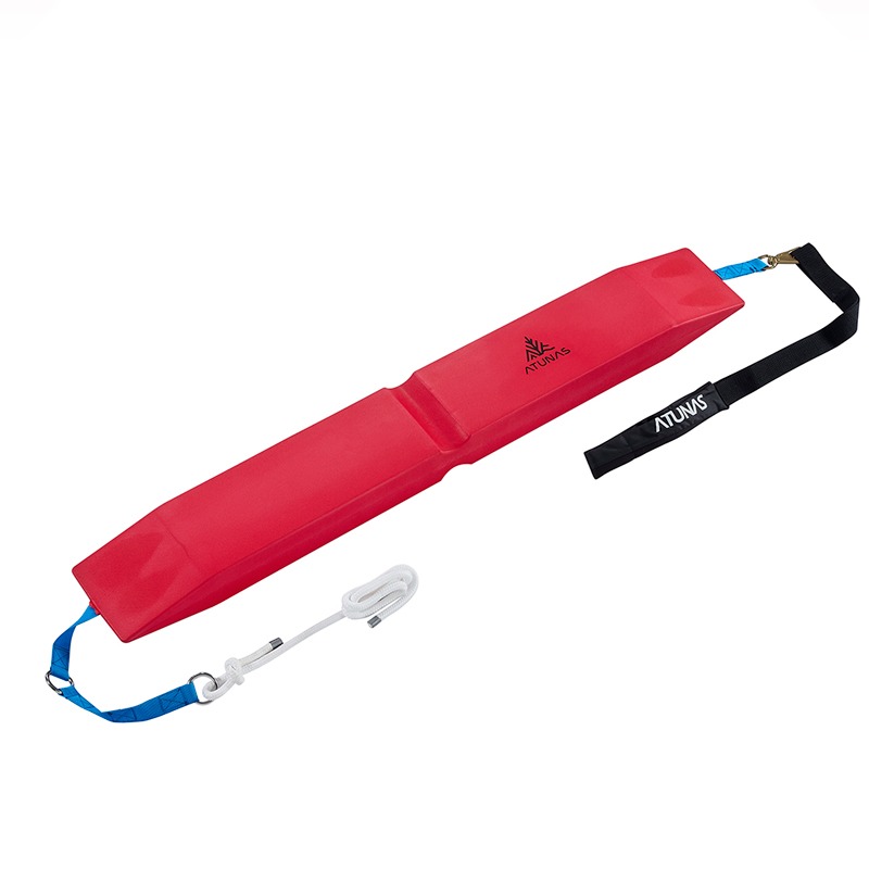 ATUNAS救生帶(加繩)(歐都納/海泳/魚雷浮標/救生圈/游泳浮具/水上活動/台灣製)-細節圖2