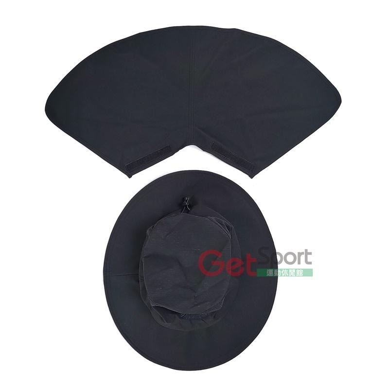 ATUNAS透氣大盤帽(附可拆遮片)(歐都納/登山帽/遮陽護頸/脖子防曬/便帽子/防潑/台灣製)-細節圖5