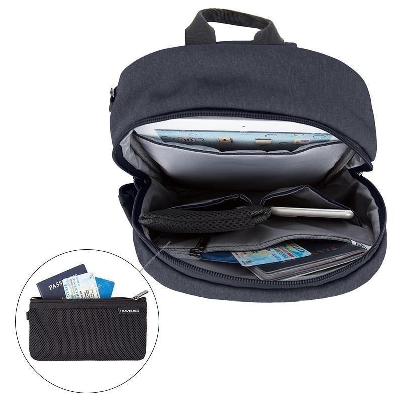 Travelon METRO城市斜背包(TL-43413)(美國防盜包/RFID防竊取/側背/單肩背包)-細節圖4