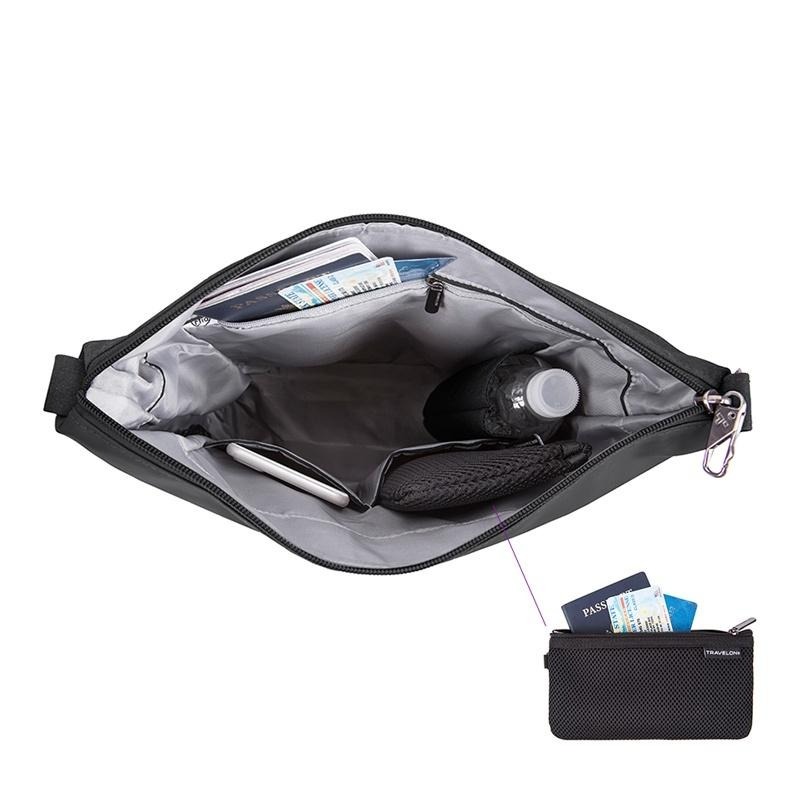 Travelon METRO商務休旅斜背包(TL-43414)(美國防盜包/RFID防竊取/側背/都會肩背包)-細節圖4