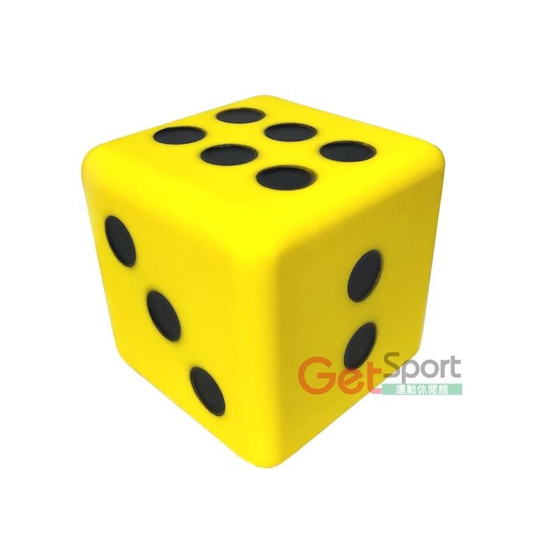 泡棉3入炫彩骰子組(繽紛骰子球/軟骰子/團康遊戲/教具/6面骰/台灣製)-細節圖5