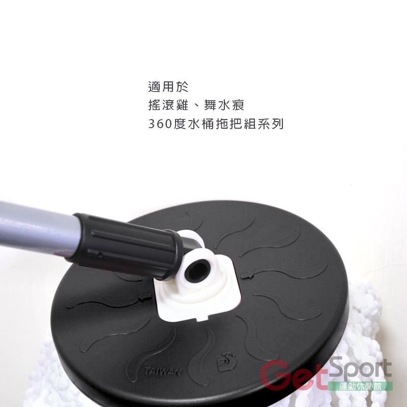搖滾雞360°水桶拖把替換組(補充包/旋轉拖把頭/乾濕二用/居家清潔/Rocktex/舞水痕/台灣製)-細節圖2