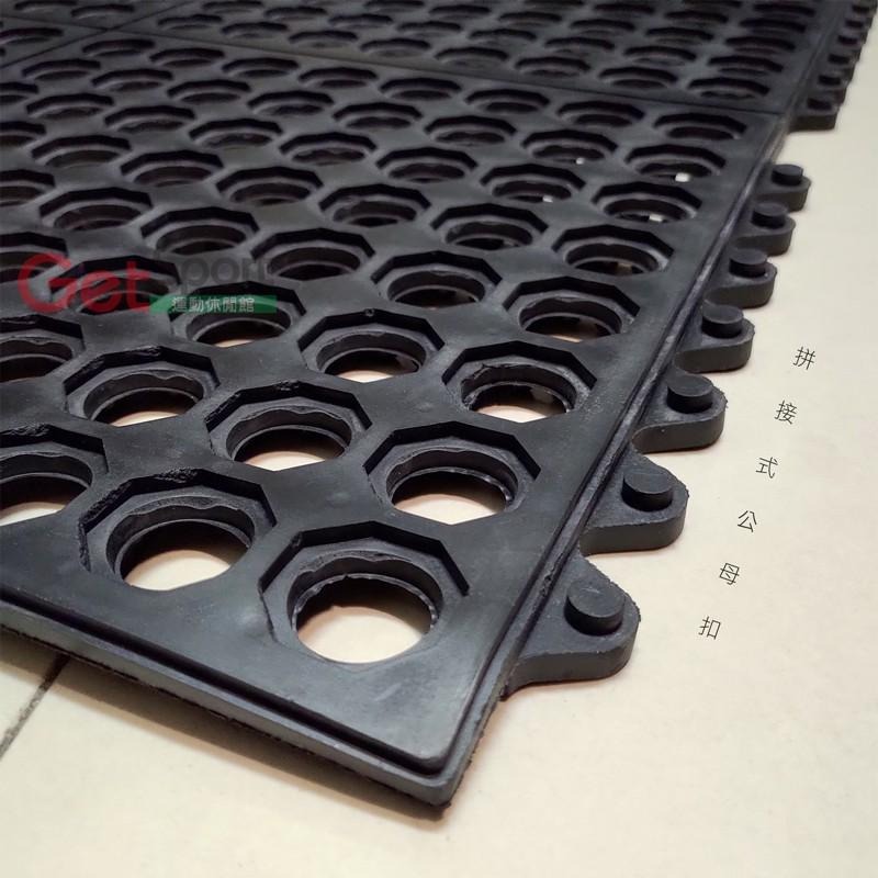 拼接式橡膠重板(排水橡膠墊/地墊/腳踏墊/防撞墊/油污墊/台灣製)-細節圖3