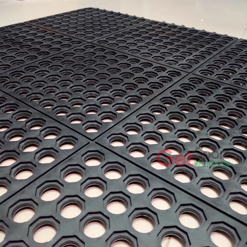拼接式橡膠重板(排水橡膠墊/地墊/腳踏墊/防撞墊/油污墊/台灣製)-細節圖4