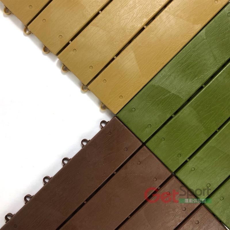 木紋排水防滑板(防潮踏墊/衛浴/排水墊/拼接地墊/陽台/廚房/台灣製)-細節圖2