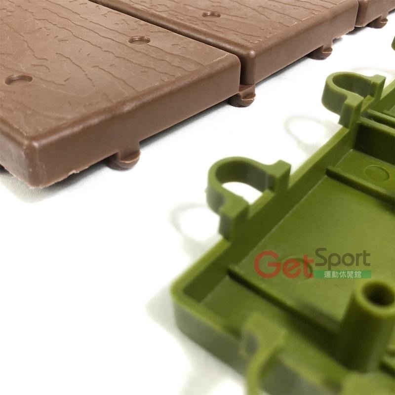 木紋排水防滑板(防潮踏墊/衛浴/排水墊/拼接地墊/陽台/廚房/台灣製)-細節圖4