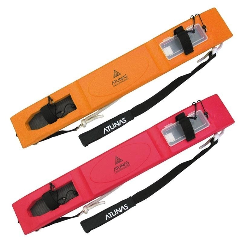 ATUNAS多功能救生帶(含塑膠收納盒)(歐都納/魚雷浮標/游泳浮具/水上救生圈/浮板/海泳/加繩附背帶/台灣製)-細節圖3