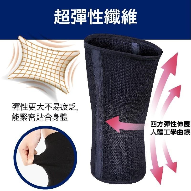 muva遠紅外線專業支撐護膝(束帶/膝蓋加壓帶/運動防護/護具/彈片支撐/台灣製)-細節圖4
