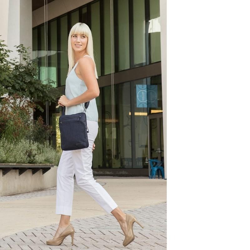 Travelon METRO商務休旅斜背包(TL-43415)(美國防盜包/RFID防竊取/都會肩背包/休閒旅遊)-細節圖3