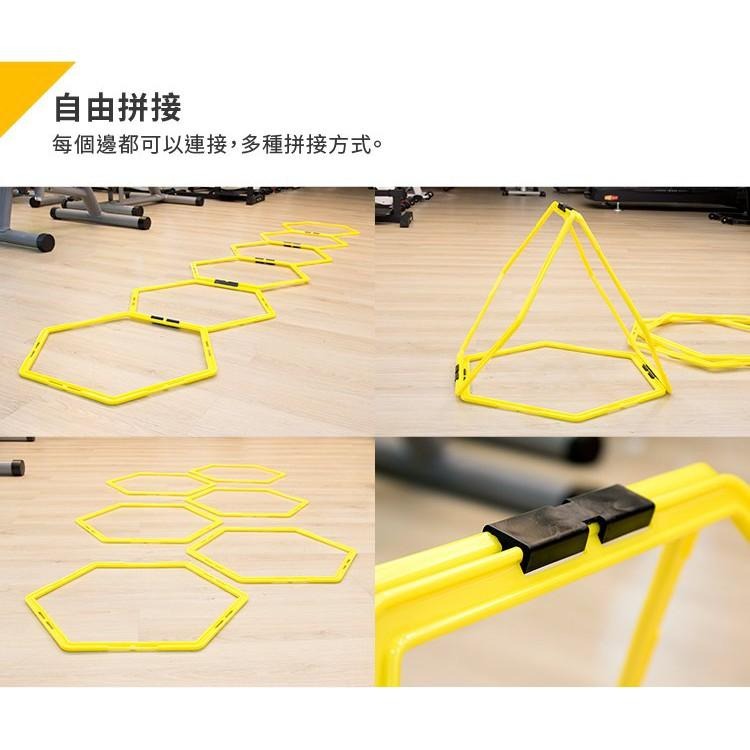 六角敏捷梯(蜂巢敏捷訓練梯/硬式繩梯/六邊跳格梯/橫向移動/步伐梯/格步梯/跨欄欄架)-細節圖4
