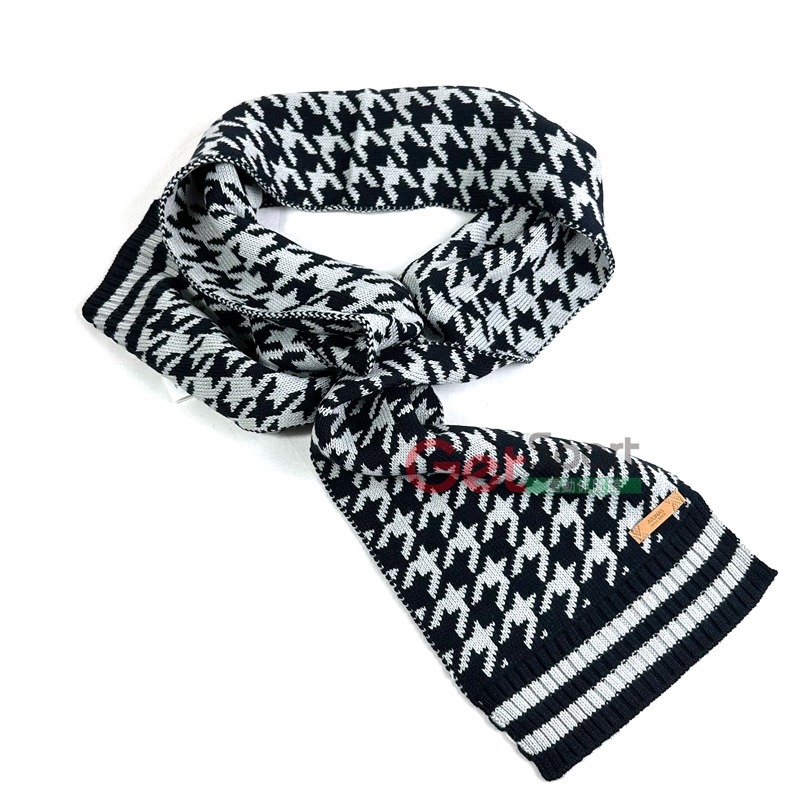 ATUNAS保暖圍巾(保暖/休閒旅遊/冬裝配件/禦寒衣物/千鳥格)-細節圖2