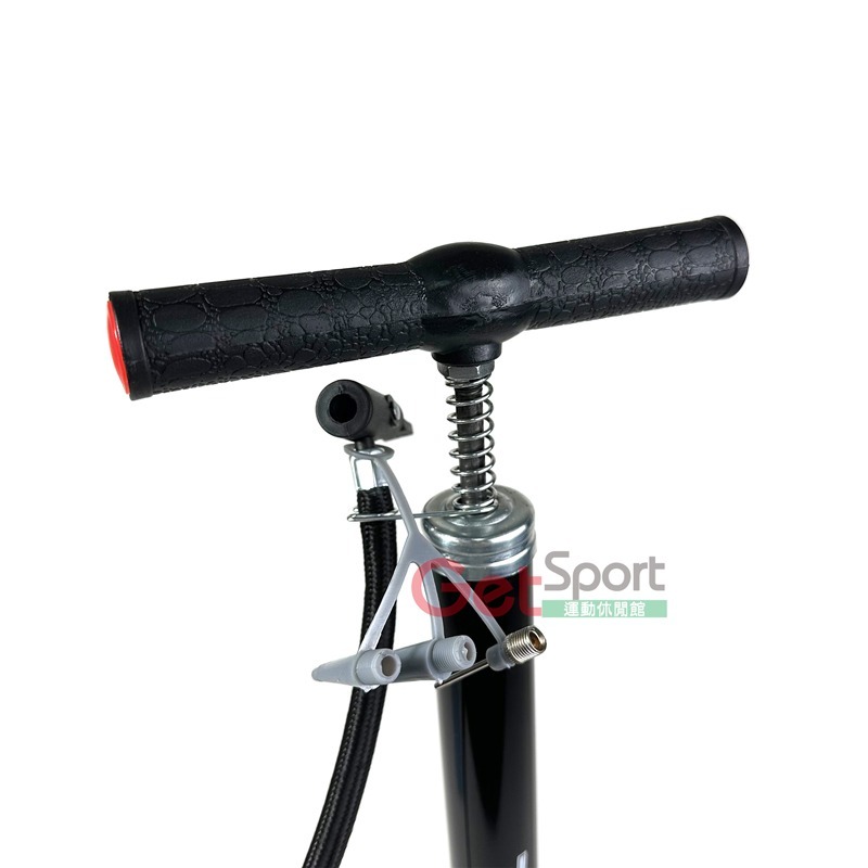 TROPS立式高壓打氣筒18吋(附氣壓表)(充氣筒/球類充氣/灌風/自行車胎壓/大筒身)-細節圖2