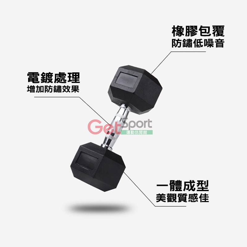 六角包膠啞鈴7公斤(7kg/健身用品/二頭肌/舉重/手臂訓練)-細節圖4