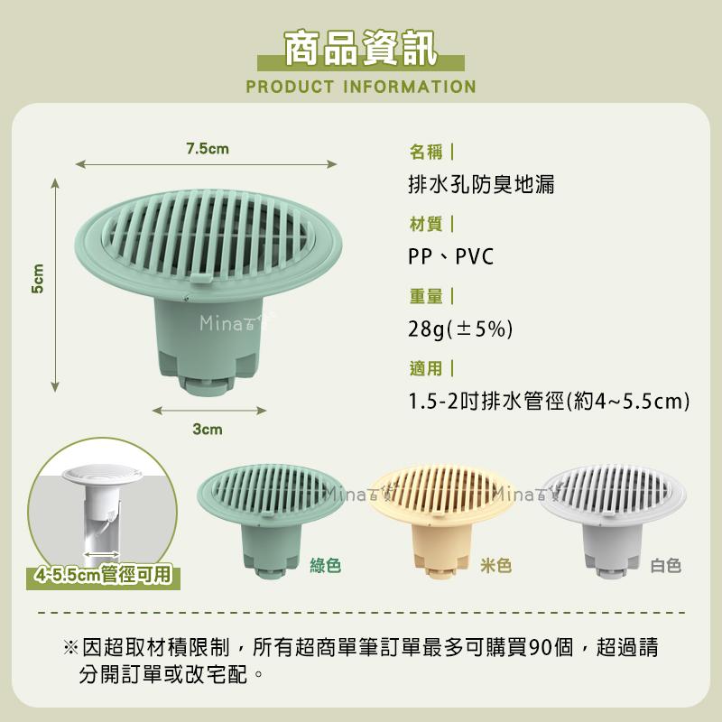 [台灣發貨 超取免運] 地漏蓋 排水孔蓋 落水頭 防堵 防臭蓋 防異味 防溢水 防蟑螂 (mina百貨)-細節圖9