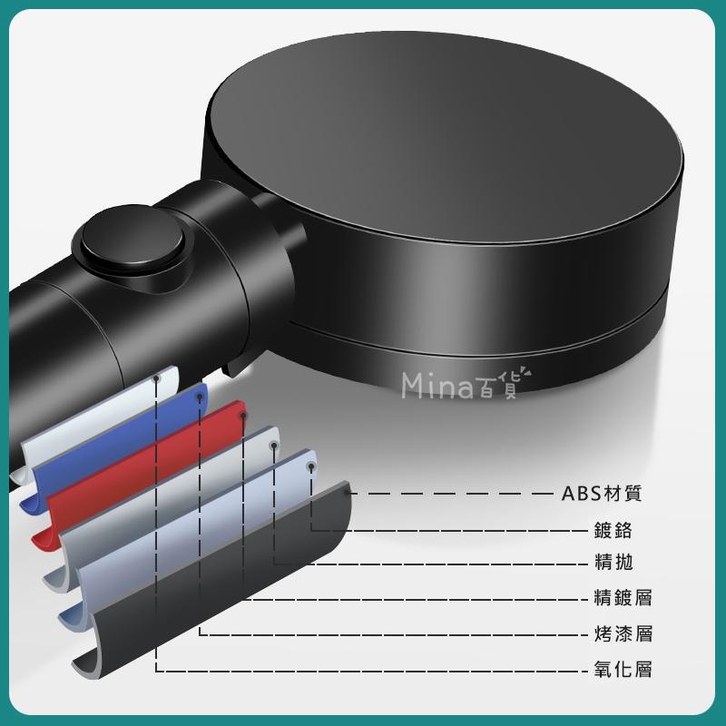 [台灣發貨 超取免運] 蓮蓬頭 增壓蓮蓬頭 一鍵止水蓮蓬頭 五檔增壓蓮蓬頭 淋浴花灑 五段式 加壓 (mina百貨)-細節圖8