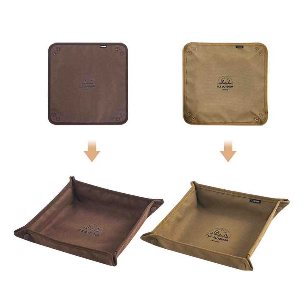 [台灣發貨 超取免運] 托盤 收納盤 鑰匙盤 露營美學 置物盤 CLS 零食盤 雜物收納 收納托盤 (mina百貨)-細節圖2