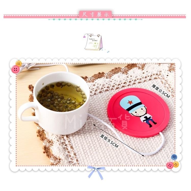 [台灣發貨 超取免運] 可愛卡通USB保溫杯墊 杯墊 保溫碟 暖杯墊 USB加熱(mina百貨【K0004】-細節圖4