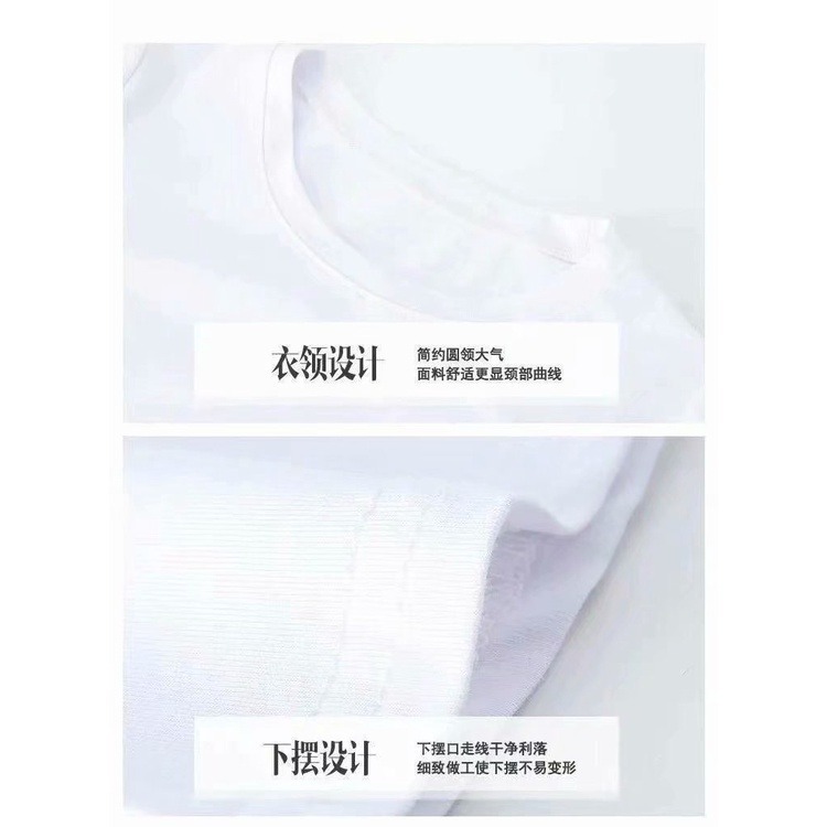 地下室-情侶短T恤 韓版小熊塗鴉印花五分袖寬鬆OVERSIZE短袖上衣【NL621280】-細節圖8