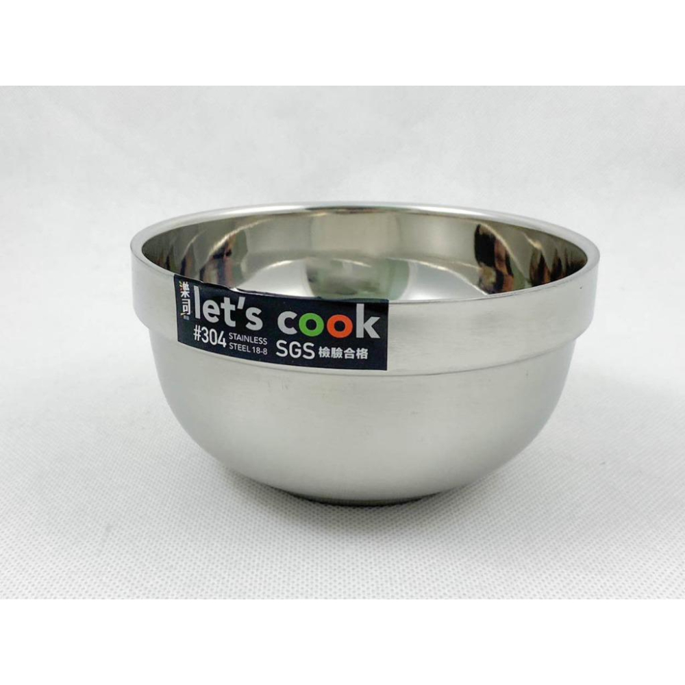 《物廉網》304不鏽鋼雙層隔熱碗(多尺寸) 隔熱碗 防燙碗 雙層碗 白鐵碗 不銹鋼碗 廚具 廚房用品-細節圖5